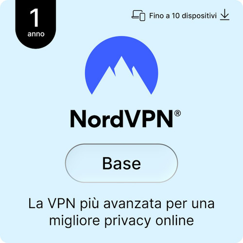 NORDVPN - NORDVPN BASE 1 ANNO 10 DISP VPN PREMIUM - 8250011893