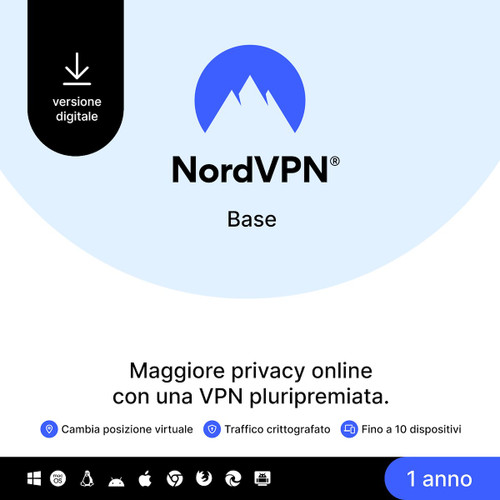 NORDVPN - NORDVPN BASE ATTACH - 1 ANNO - SERVIZI VPN PREMIUM - 8250011892 NORDVPN 0 | trony.live
