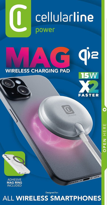CELLULARLINE - MAG QI2 WIRELESS CHARGING PAD - 2250008649