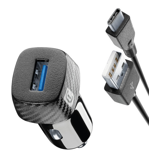 CELLULARLINE - CAR CHARGER KT 18W CARICABATTERIE DA AUTO 18W CON - 2250011235 CELLULARLINE 0 | Trony.it