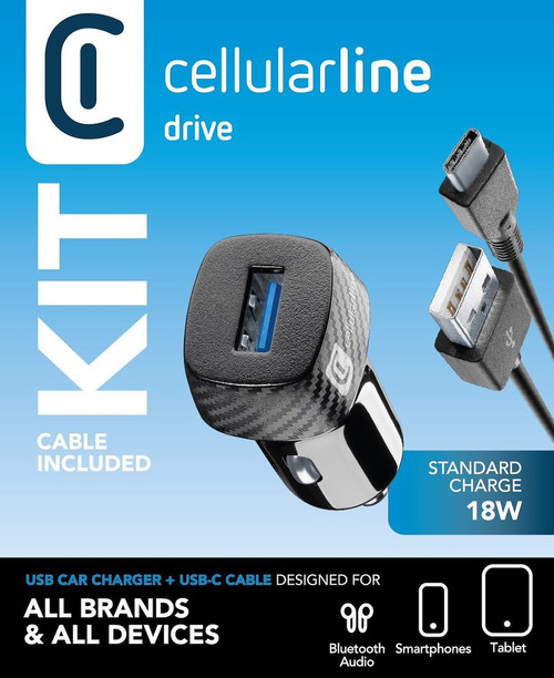 CELLULARLINE - CAR CHARGER KT 18W - 2250011235
