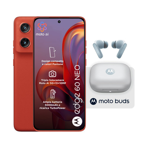MOTOROLA - PACK 2X1 EDGE60 NEO 8/256 POINC+MOTO BUDS - 2250015194