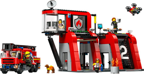 LEGO - CASERMA DEI POMPERI E AUTOPOMPA - 60414 - 2250016192