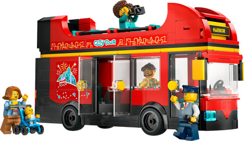 LEGO - AUTOBUS TURISTICO ROSSO A 2 PIANI - 60407 - 2250015908