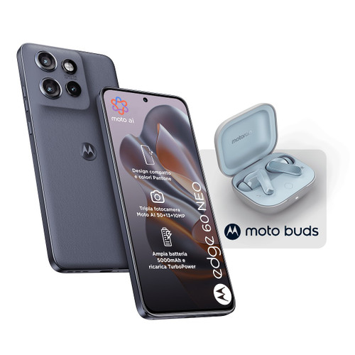 MOTOROLA - PACK 2X1 EDGE60 NEO 8/256 GRIS+MOTO BUDS - 2250015195