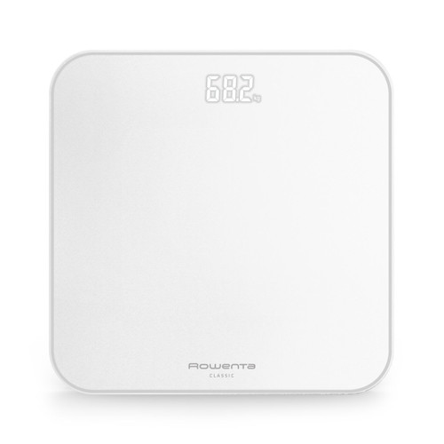 ROWENTA - Classic 2.0, Bilancia Da Bagno, Schermo Invisibile Facile da Leggere, Bianco, BS1901 - 2250015368