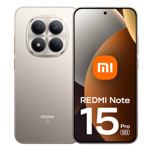 XIAOMI - REDMI Note 15 Pro 5G Titanium Color 8GB RAM 256GB ROM - 2250017034