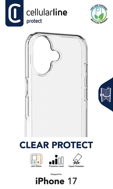 CELLULARLINE - CLEAR PROTECT - IPHONE 17 - 2250012316