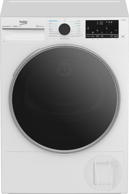 BEKO - Asciugatrice 9kg, Classe A, Linea Estetica Beyond, motore inverter, Display digitale XL, colore Bianco, obl Nero, WIFI - 2250013447 BEKO 0 | Trony.it