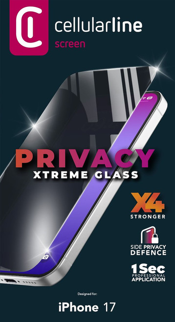 CELLULARLINE - PRIVACY XTREME GLASS - IPHONE 17 - 2250013329
