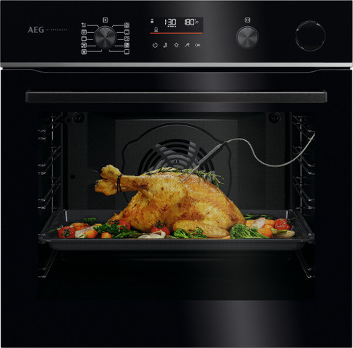 AEG - FORNO INCASSO STEAM CRISP (25%vapore) + PIROLITICO + WIFI CLASSE A++ 60 CM TR6PB53FSB MADE IN EUROPE - 2250010579