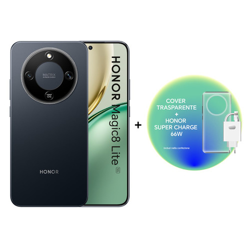 HONOR - MAGIC8 LITE (8/512GB) + CHARGER 66W + TPU CASE - 2250018062 HONOR 0 | trony.live