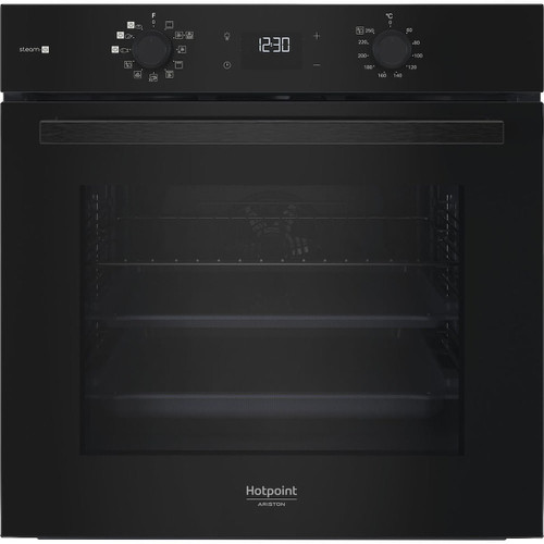 HOTPOINT ARISTON - HAO 458HS B Forno Multifunzione nero con display e manopole esterne, A+, ActiveSteam, Idrolisi - 2260000148