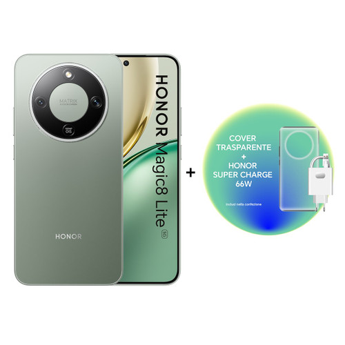 HONOR - MAGIC8 LITE (8/512GB) + CHARGER 66W + TPU CASE - 2250018063 HONOR 0 | Trony.it