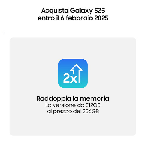 VODAFONE - Galaxy S25 12+256GB Silver Shadow - 2250001365