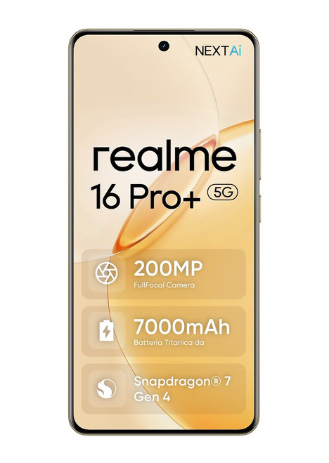 REALME - REALME 16 PRO+ 5G MASTER GOLD (512GB 12GB) - 2250017818