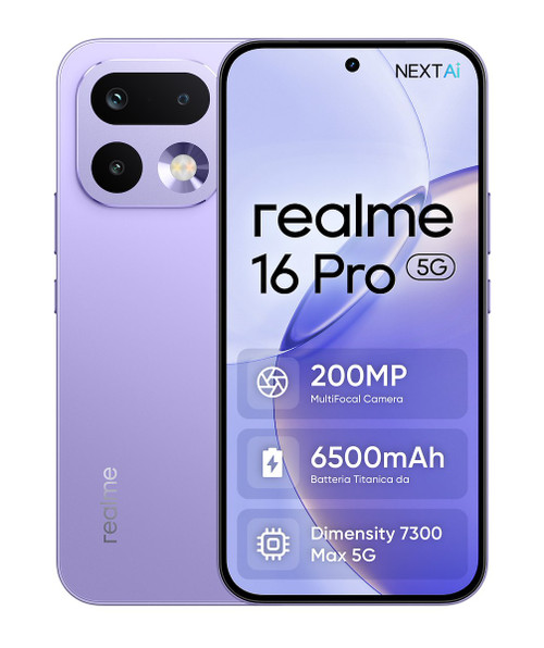 REALME - REALME 16 PRO 5G ORCHID PURPLE (512GB 8GB) - 2250017804