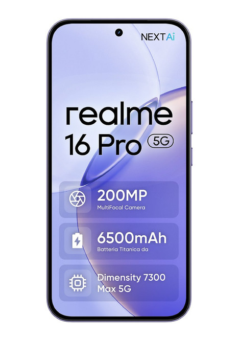REALME - REALME 16 PRO 5G ORCHID PURPLE (512GB 8GB) - 2250017804