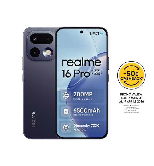 REALME - REALME 16 PRO 5G PEBBLE GREY (512GB 8GB) - 2250017803