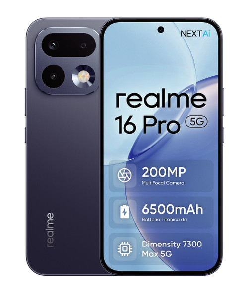 REALME - REALME 16 PRO 5G PEBBLE GREY (256GB 8GB) - 2260000079 REALME 0 | Trony.it