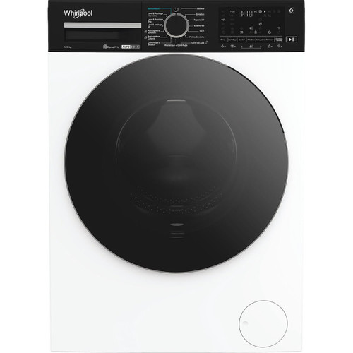 WHIRLPOOL - WASHER/DRYER, Capacità 12kg+8kg, classe D|A-10%, colore bianco, Autodose, vapore, porta nera, Wi-Fi - 2260000918