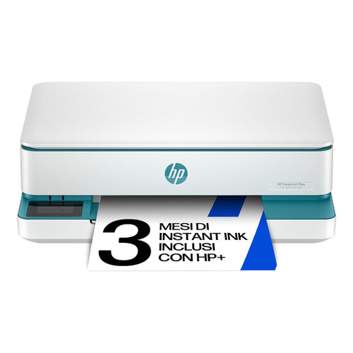 HP - HP Envy 6122e Stampante Multifunzione inkjet a colori Copia Scansione Wifi - 3 mesi di Instant ink inclusi con HP+ - 2260001979