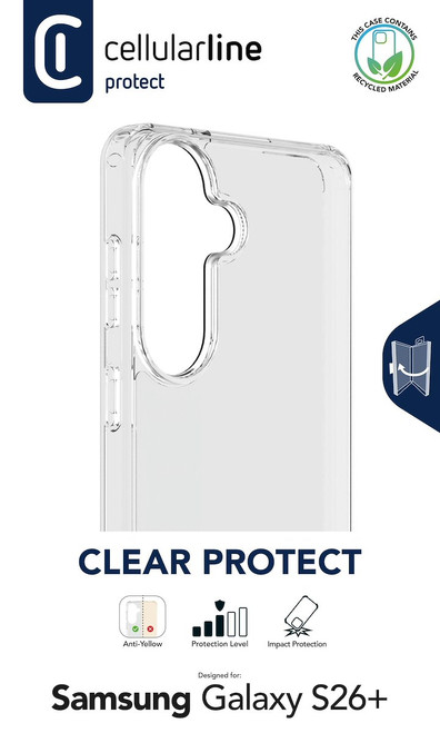 CELLULARLINE - CLEAR PROTECT - GALAXY S26+ - 2250016953