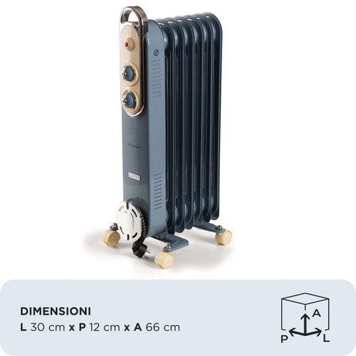 ARIETE - 8250 RADIATORE A OLIO VINTAGE, 7 ELEMENTI RISCALD - 2250015032
