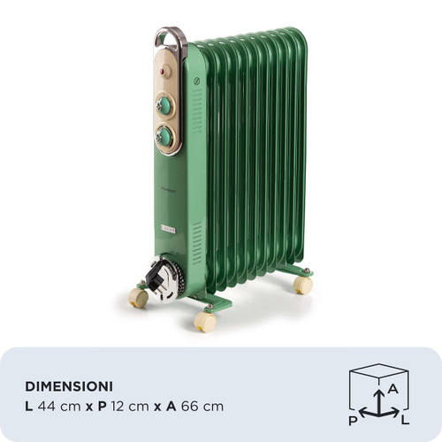 ARIETE - 8252 RADIATORE A OLIO VINTAGE, 11 ELEMENTI RISCAL - 2250014195