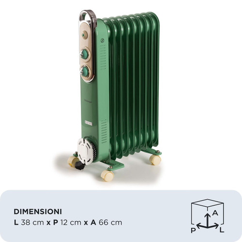 ARIETE - 8251 RADIATORE A OLIO VINTAGE, 9 ELEMENTI RISCALD - 2250014050