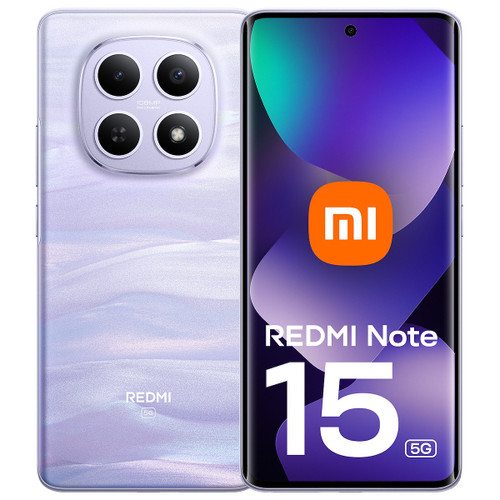 XIAOMI - REDMI Note 15 5G Mist Purple 8G RAM 256G ROM - 2250017044 XIAOMI 0 | Trony.it