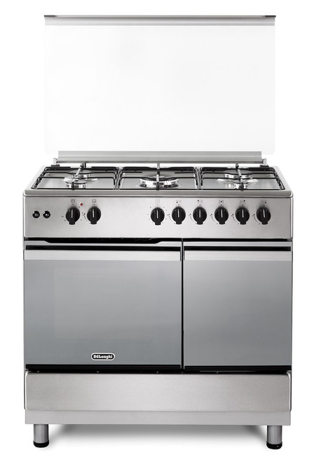 DE'LONGHI - Cucina 90*60, piano a gas, forno gas statico termostatato, vano laterale porta bombola - 2250011613