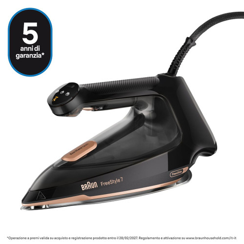 BRAUN - FERRO A VAPORE FREESTYLE 7 FI7276BK - 2260002108