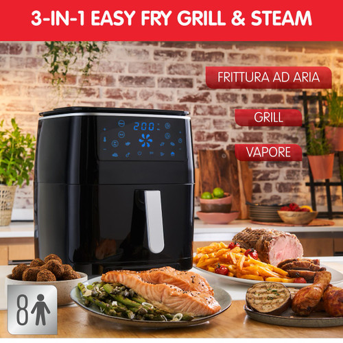 MOULINEX - Friggitrice ad aria Easy Fry Grill & Steam 6.9L Easy Fry Grill & Steam AL2018 - 2250016792
