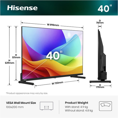 HISENSE - 40A59S - 2260002207