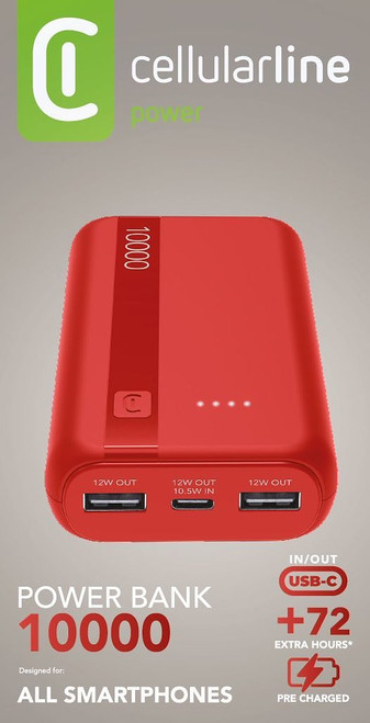 CELLULARLINE - POWER BANK ESSENTIAL 10.000 - 2260001394