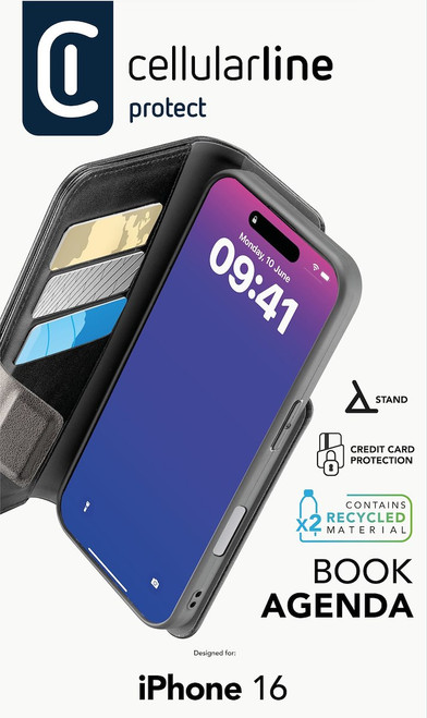 CELLULARLINE - Book Agenda - iPhone 16 - 2240023280