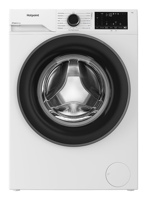 HOTPOINT ARISTON - FRONT LOADER STD Capacità 8kg, classe A-30%, colore bianco, 1400 giri, Display digitale XL, Vapore, PetHair Care - 2260000144