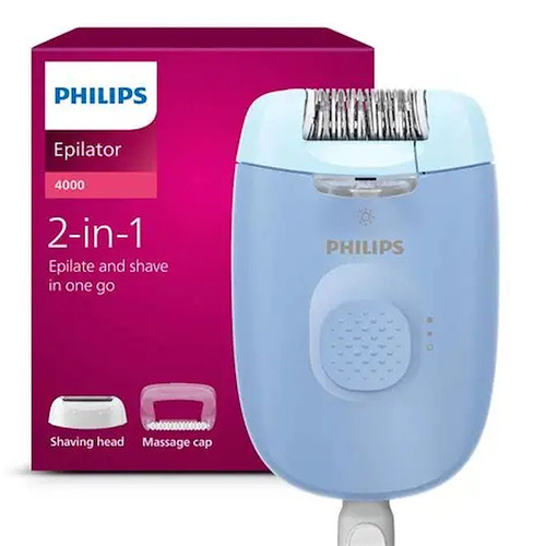 PHILIPS - EPILATORE CON FILO CON 4 ACCESSORI BRE247/00 - 2250011628