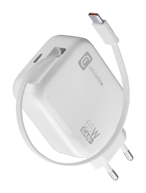 CELLULARLINE - RETRACTABLE POWER 65W - 2250010978 CELLULARLINE 0 | Trony.it