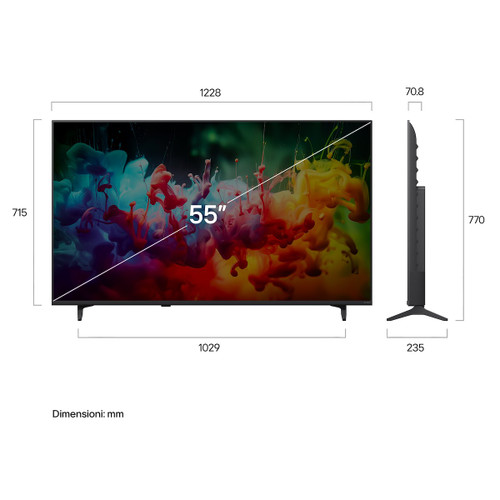 LG ELECTRONICS - QNED AI MINILED QNED70B 55QNED70B6C - 2260004994