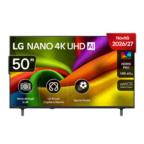 LG ELECTRONICS - NANO 4K UHD AI NU85 50NU850B6LA - 2260005114