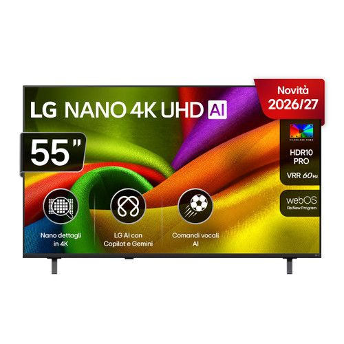 LG ELECTRONICS - NANO 4K UHD AI NU85 55NU850B6LA - 2260005113