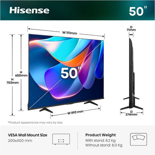 HISENSE - 50A69S - 2260002224