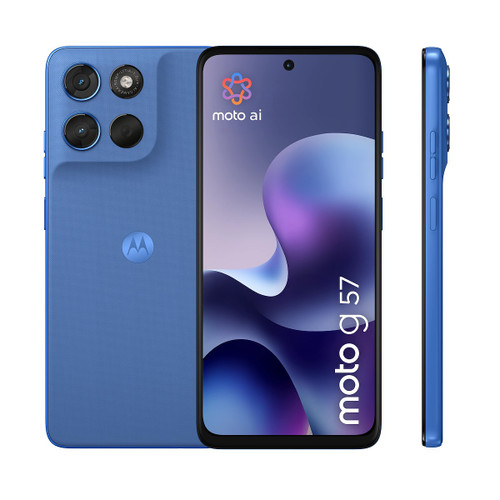 TIM - moto g57 8/256GB, Fotocamera 50+8MP+flicker cam, Display 6.72" FHD+ 120Hz, 5200mAh, Snapdragon 6s Gen 4, Android 16 - 2260002899