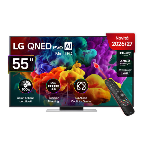LG ELECTRONICS - QNED EVO AI MINILED QNED86B 55QNED86B6B - 2260004972 LG ELECTRONICS 0 | Trony.it