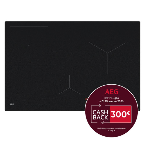 AEG - PIANO INDUZIONE BOIL&FRY SAPHIRMATT 80 CM TI84IB30IZ MADE IN EUROPE - 2250001910
