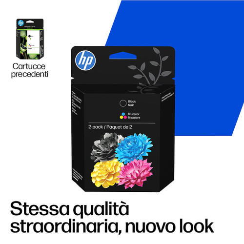 HP - Confezione da 2 cartucce di inchiostro tricromia e nero HP302/304 - 2260004722