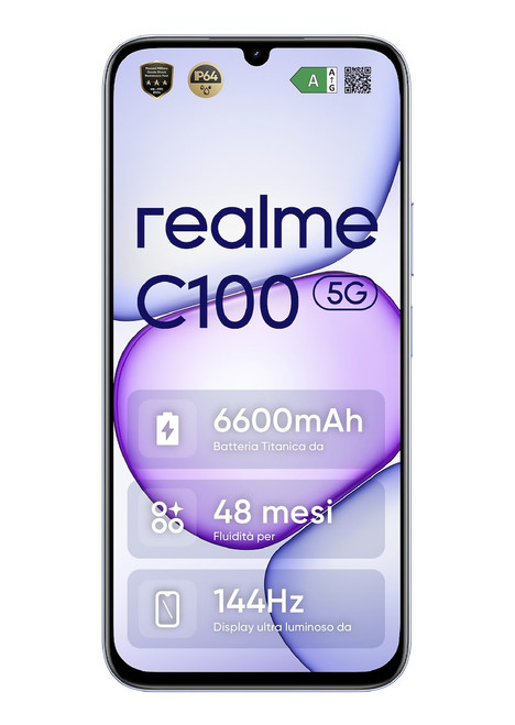 REALME - REALME C100 5G BLOOMING PURPLE (256GB 4GB) - 2260004650