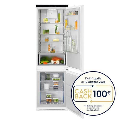ELECTROLUX - FRIGORIFERO COMBINATO MULTIFLOW CLASSE E ENA7CE18S - 2260002514